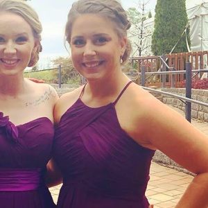 Azazie Ginger bridesmaids dress